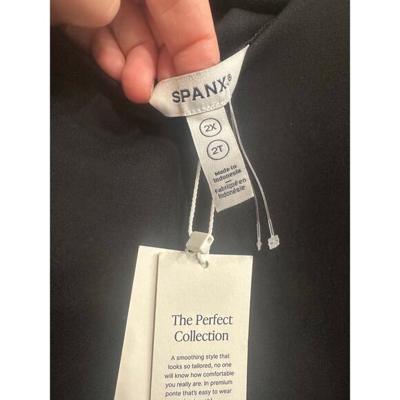 Spanx Women’s Black Sheet Dress New size 2xl - Picture 5 of 8